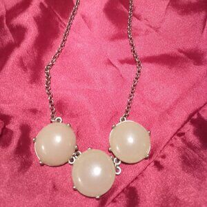 Vintage Necklace, Peach Color
